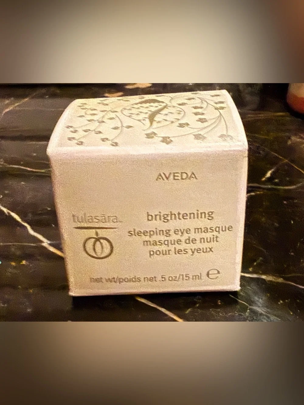 New AVEDA Tulasāra Brightening Sleeping Eye Masque
